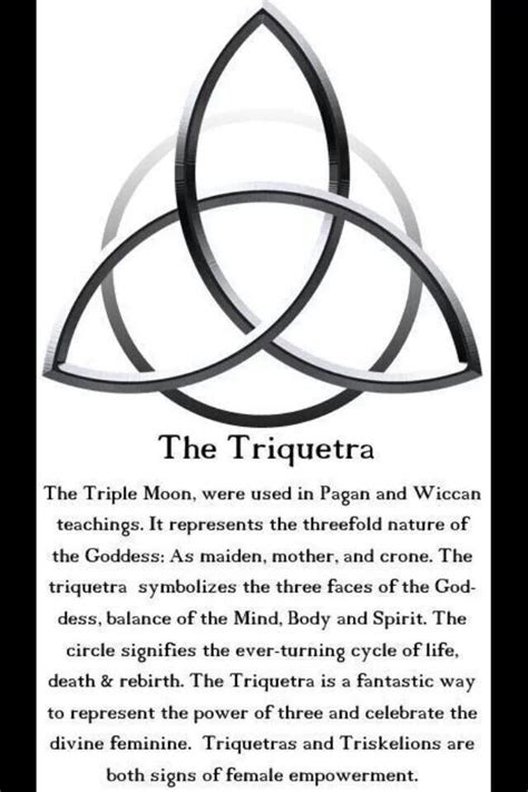 Symbolic meaning of the triquetra in Wicca